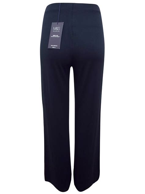 ladies navy trousers m&s.